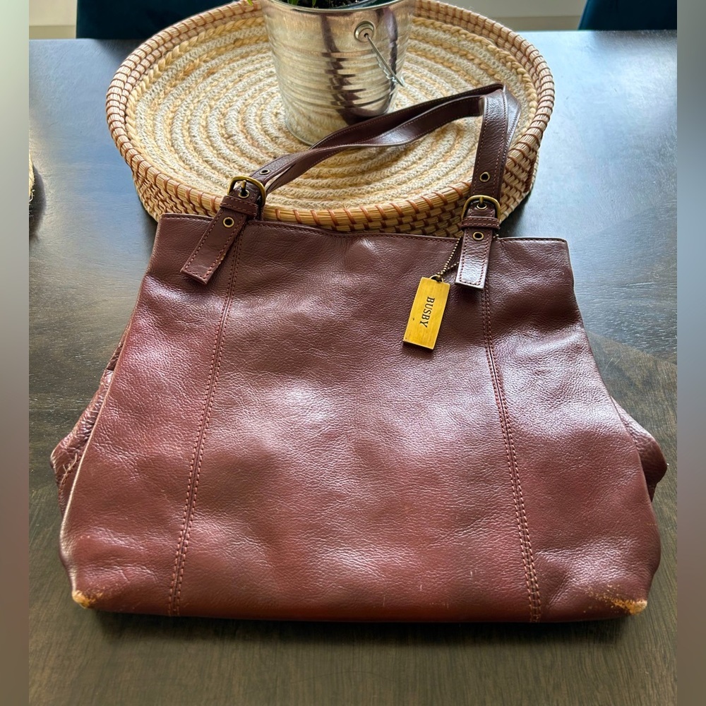 Authentic VINTAGE BUSBY & FOX Leather Purse